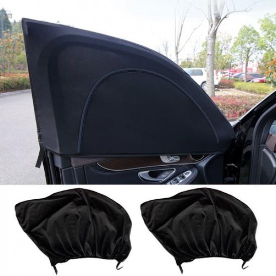 2x Car Front Rear Window Sun Shade Cover Mesh Shield UV Protector Accessories