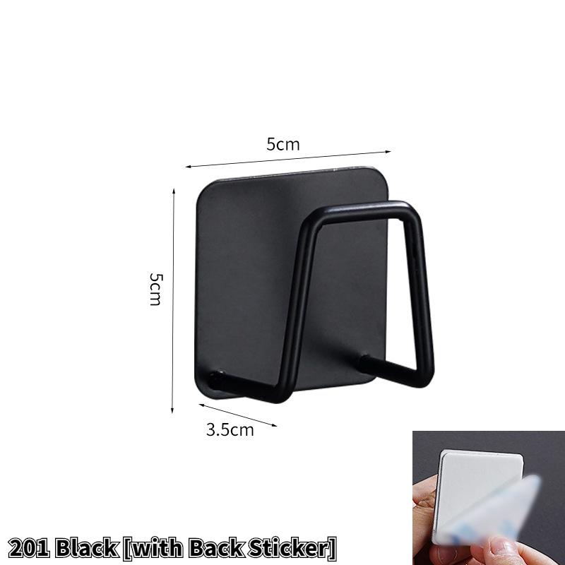 Suport pentru bureți de bucătărie Burete autoadeziv pentru chiuvetă Suport de uscare Suport de depozitare din oțel inoxidabil Accesorii pentru chiuvetă de bucătărie Cârlig