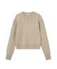 KEI CURRENT Cable Knit_Light Beige