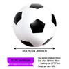 Large Inflatable Three-Color Beach Ball for Outdoor Fun and School Sports Activities