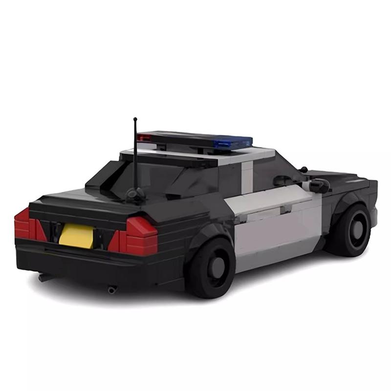 MOC Technical Car Forded Police Car F-150 and Crown Victoria II City Speed Vehicles Sets Building Blocks Kid Toys Christmas Gift