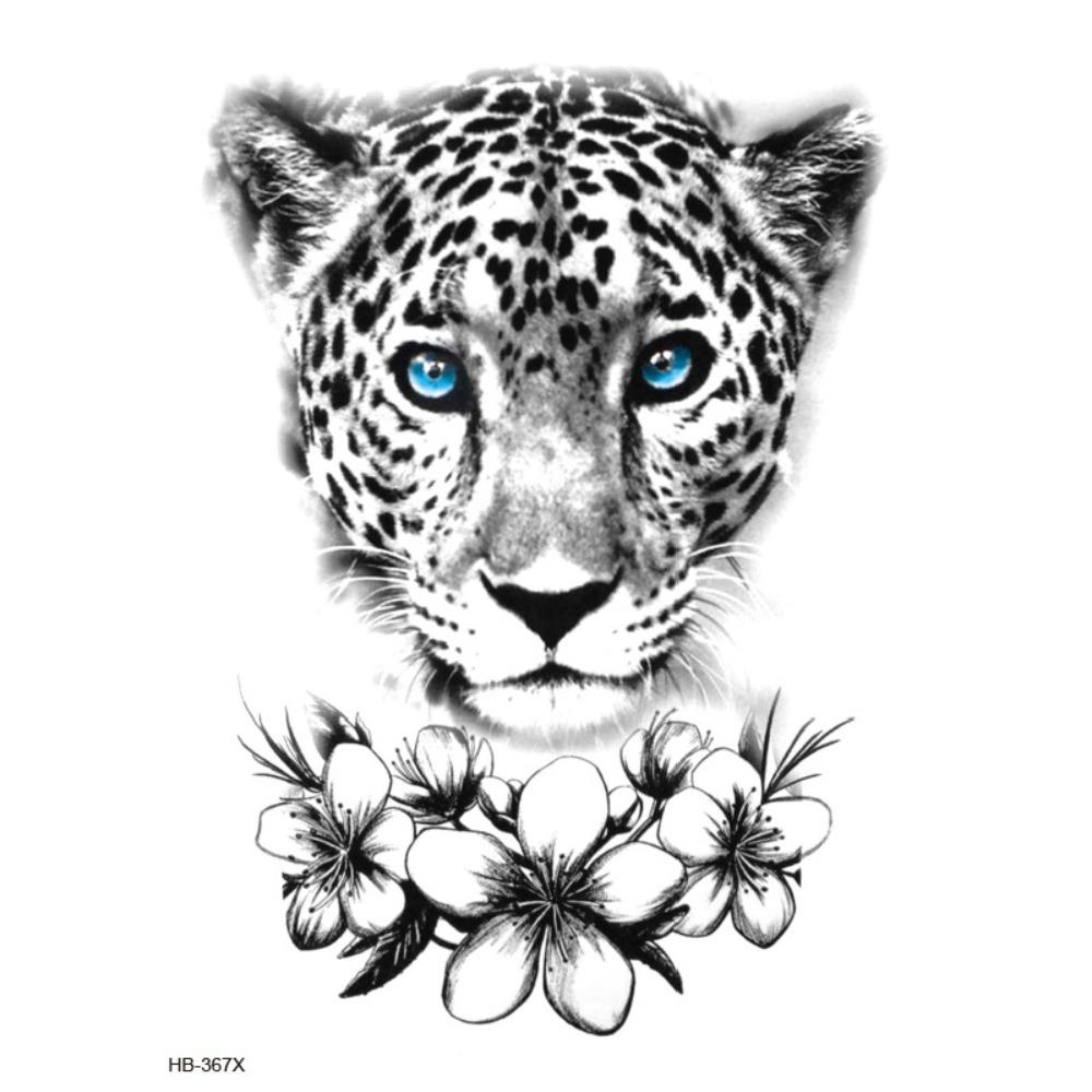 Water Transfer Decals Tiger Lion Wolf Tattoo Stickers Animal Body Art Tattoo  Finger Hand Legs