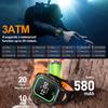 New Smart Watch GPS Outdoor Barometric Compass LED Flashlight 580 MAH 3ATM Waterproof 100+ Sports Mode Health BT Call Smartwatch