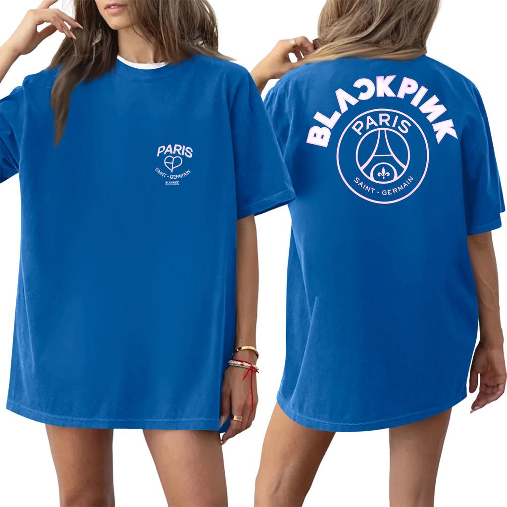 Women's Round Neck Printed Short-sleeved T-shirt Top