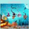 Halloween New Cartoon Spiral Hanging Decorations With Scary Skull Eye Designs For Festive Decor Party