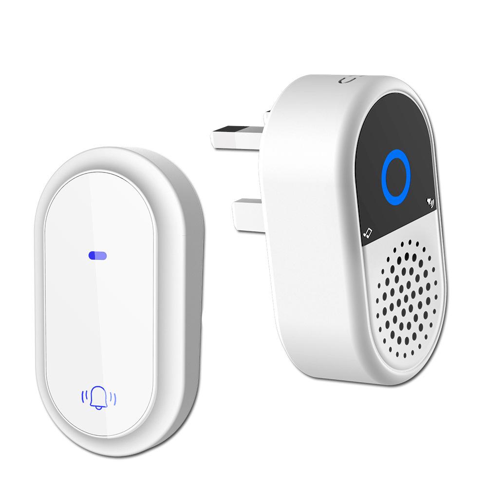 Новий бездротовий дверний дзвінок з живленням від енергії руху, висока гучність 433 МГц для складу або вулиці біля вілли