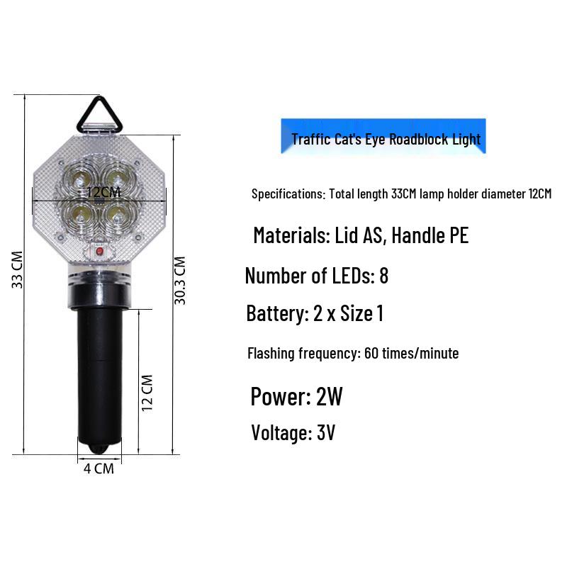 LED Cat s Eye Traffic Safety Strobe Light