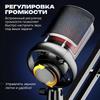 RGB Touch Button USB Condenser Microphone with Cantilever Stand for Gaming and Live Streaming