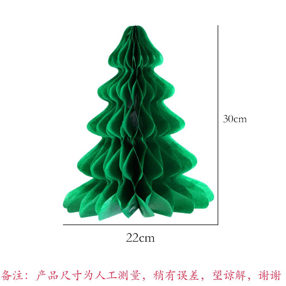 Paper Honeycomb Delightful Christmas Tree And Hat Festive Ornaments For Celebrations Holiday