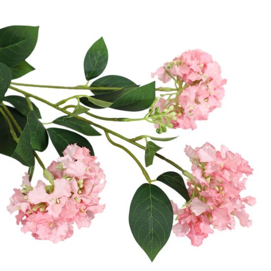 

Искусственный букет цветов с 3 ветками и 3 головками цветов. Реалистичный букет из искусственного шелка со стеблем для свадьбы, вечеринки, домашнего офиса розовый