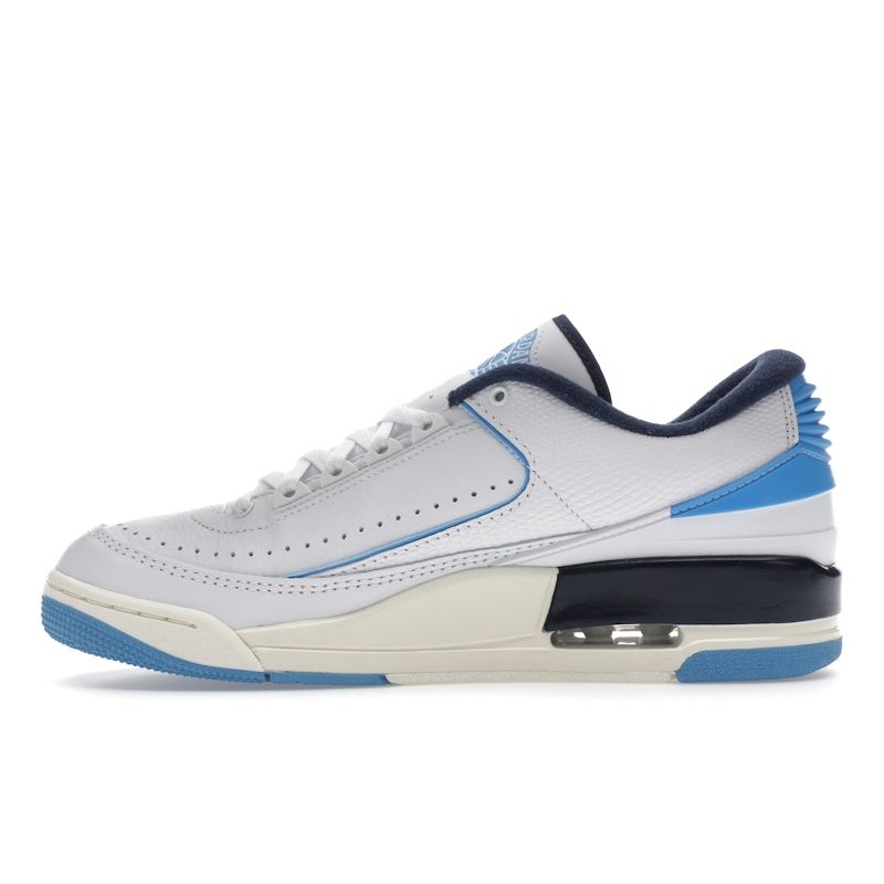 Air Jordan 2/3 UNC Unisex Sneakers White University-Blue Midnight-Navy FD0383-144