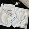 New Women Ice Silk Pajama Set,Long Sleeve Long Pants Loungewear