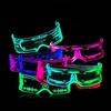 Punk Gypsy Technologie LED leuchtende Brille Elektrisch Musikfestival Blitz KTV Bar Party Brille