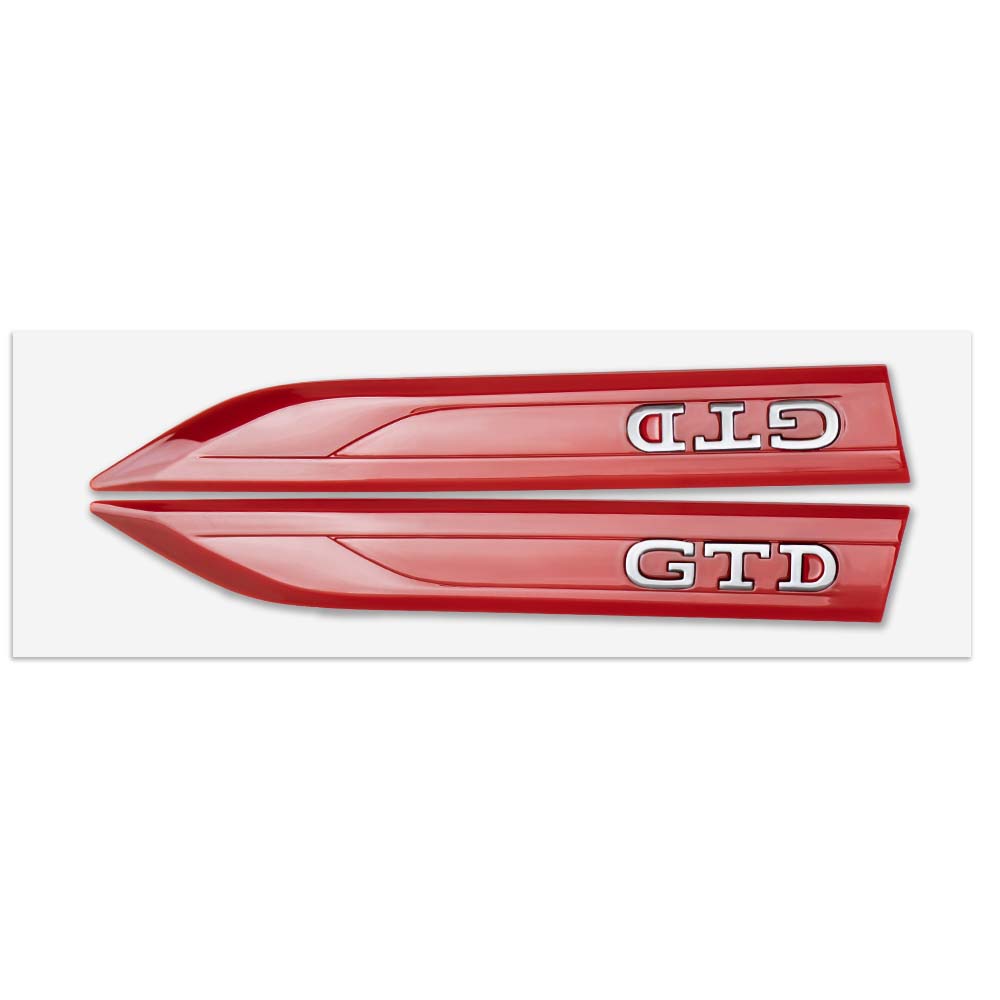 2PCS NEW  ABS Car Fender Side Badge Emblem Sticker Decal For Polo GOLF Sagitar Jetta Bora Lavida Tiguan Passat Santana