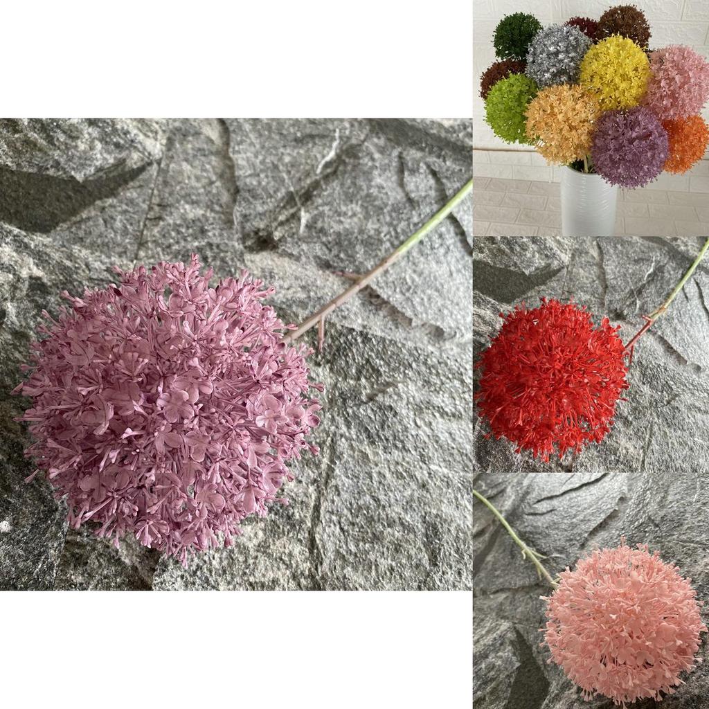 Mazzo di Piante di Aglio Gigante Artificiale Con Materiale Plastico Resistente Per Casa E Fotografia