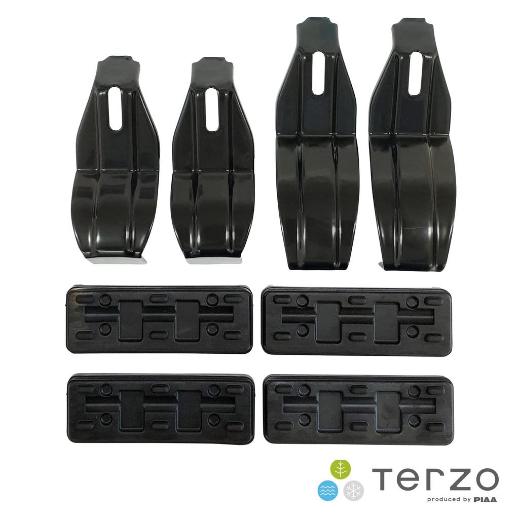 Terzo Basisträger mit Montagesatz für Honda Vezel und andere EH458 (von PIAA) Fahrzeugspezifische Halter, 4, Schwarz, Modelle,