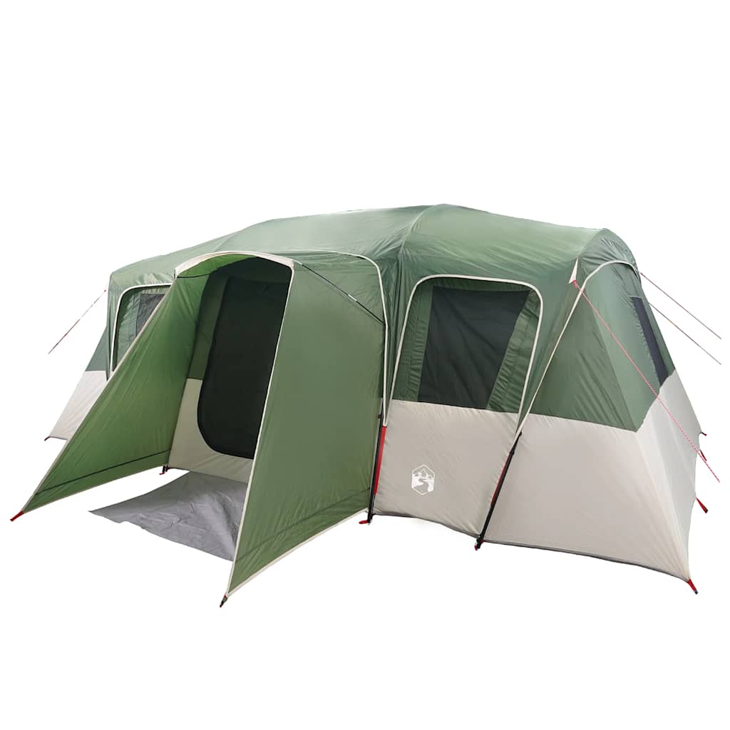 Tunnel Family Tent for 16 Persons Green Waterproof