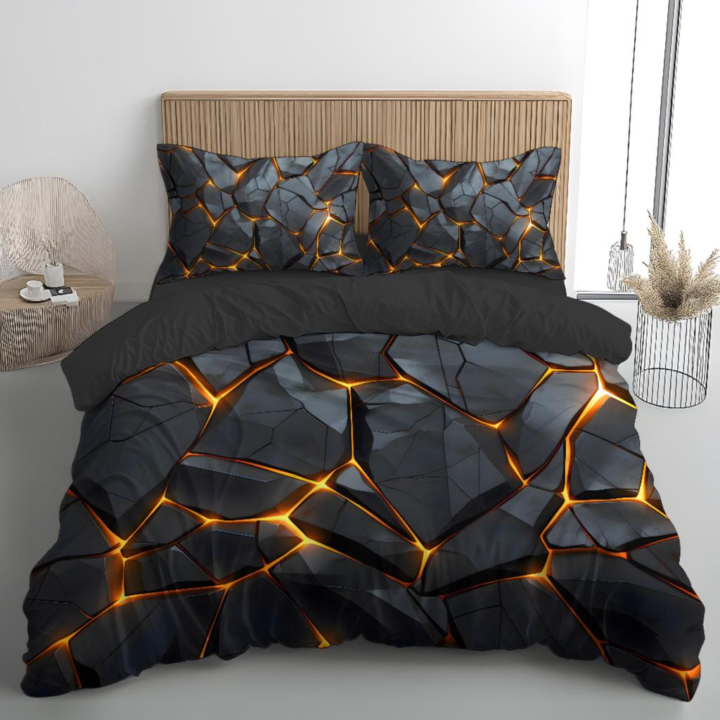 3D Digital Printed Super Soft Brushed Quilt Cover Set With 2 Pillowcases For Bedrooms And Els King Size Queen Size Full Size