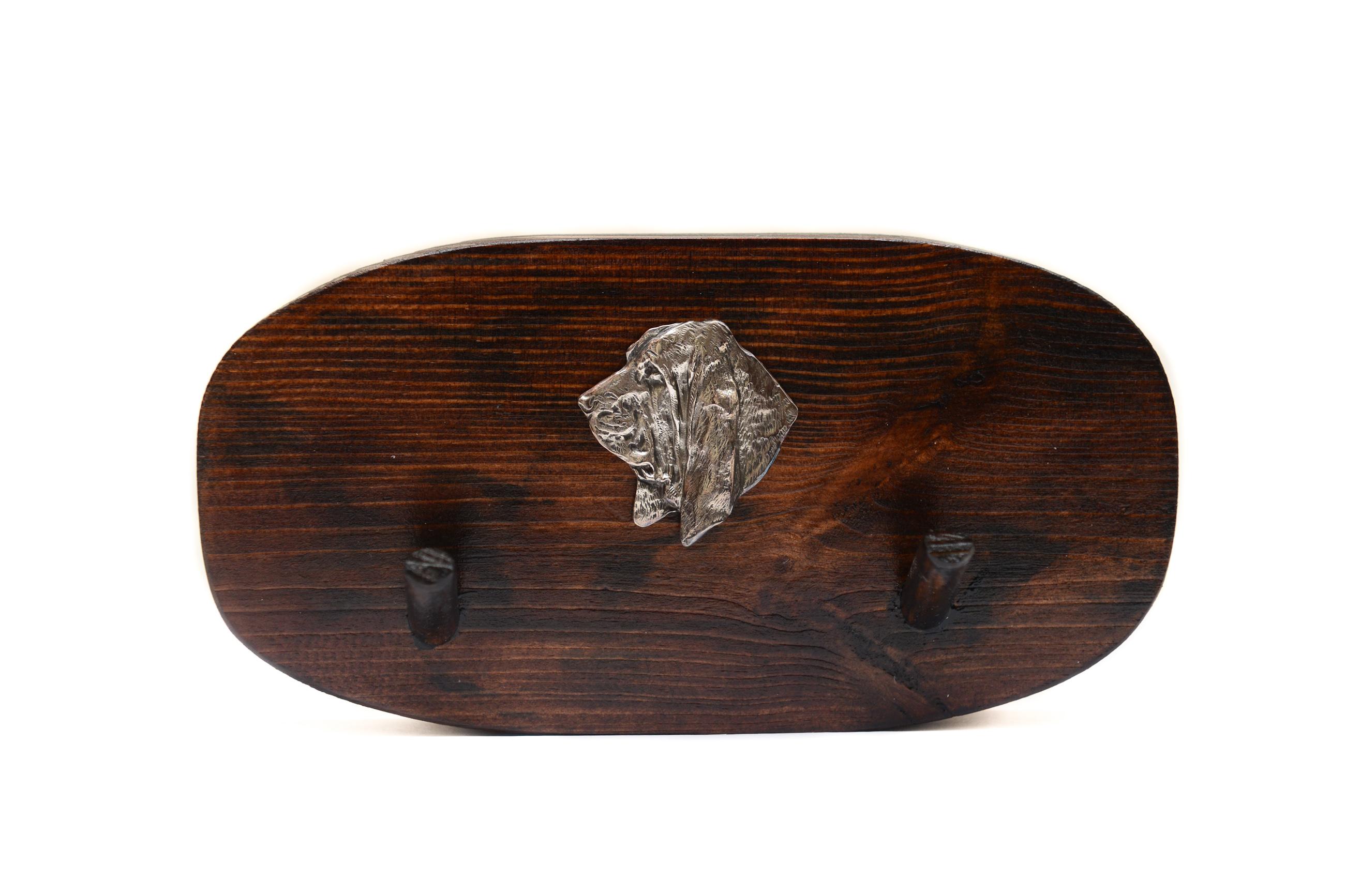 

Basset Hound I - accessory rack, dog medal rack, key hooks by Art-Dog