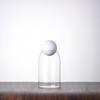 Modern Glass Coffee Bean and Tea Storage Jar with Cork Stopper