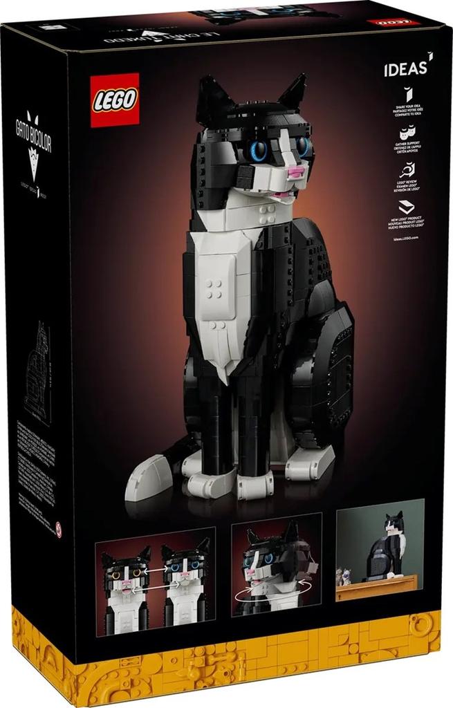Lego Ideas 21349 - czarno-biały kot