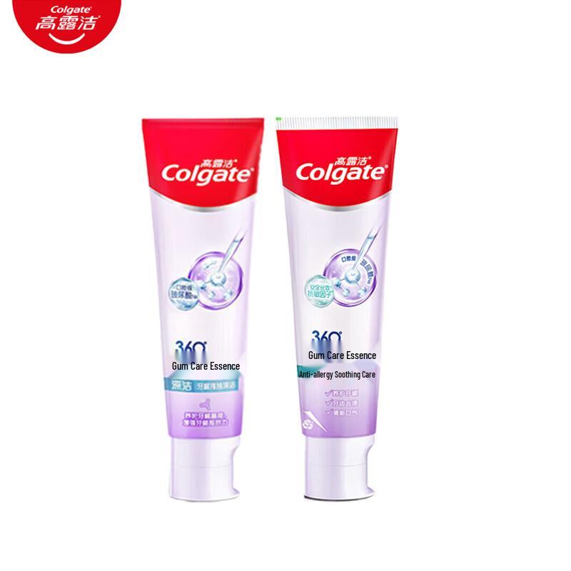 Colgate Toothpaste Duo - 360 Essence Gum Care & Bincho Charcoal Deep Clean