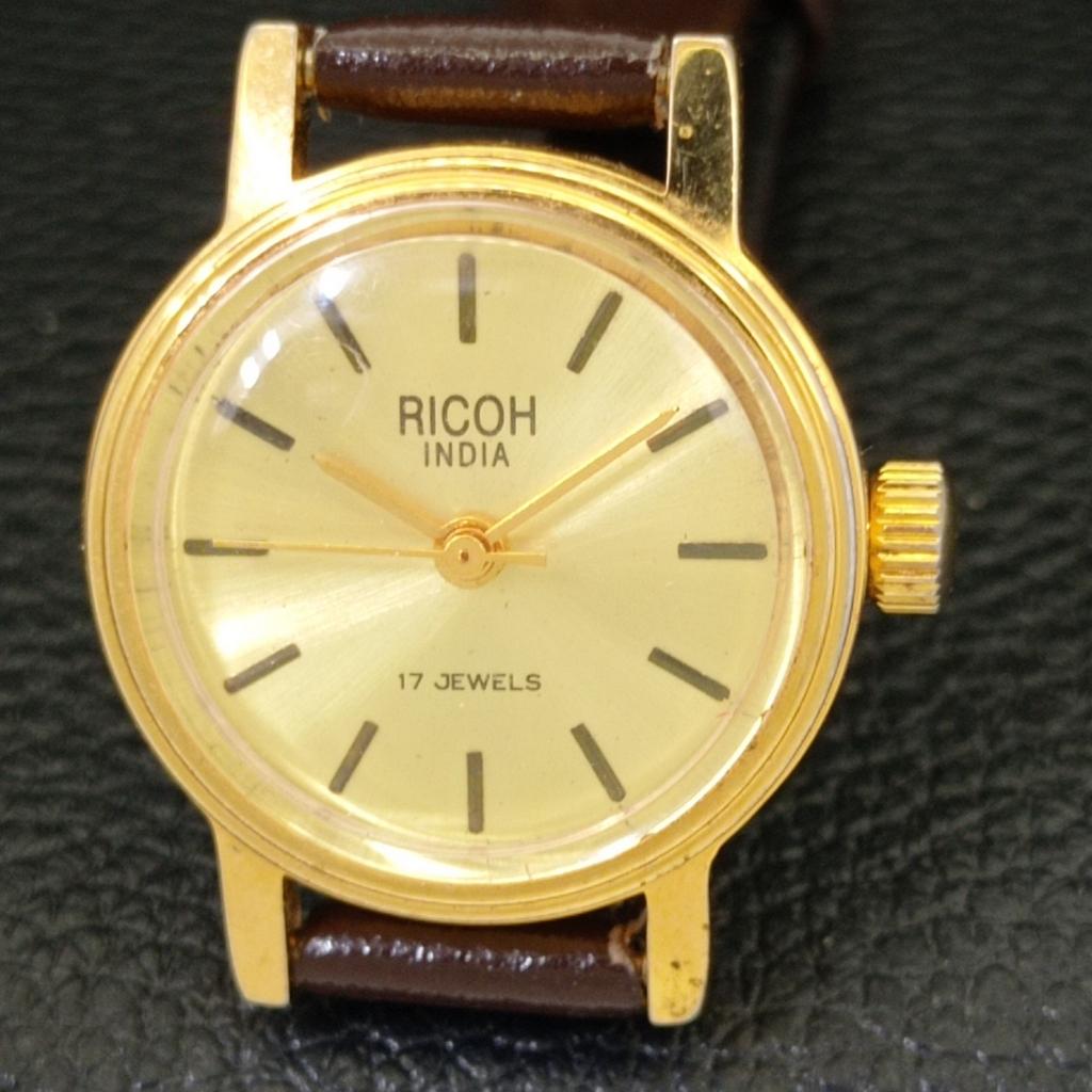 USED RICOH HAND-WINDING INDIAN WOMENS ORIGINAL DIAL WATCH A432230-2