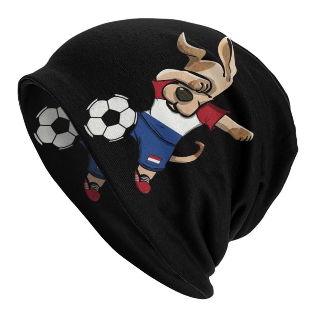 Netherlands Flag Bonnet Hats Street Knitting Hat For Unisex Women Warm Winter Holland Flag Skullies Beanies Caps