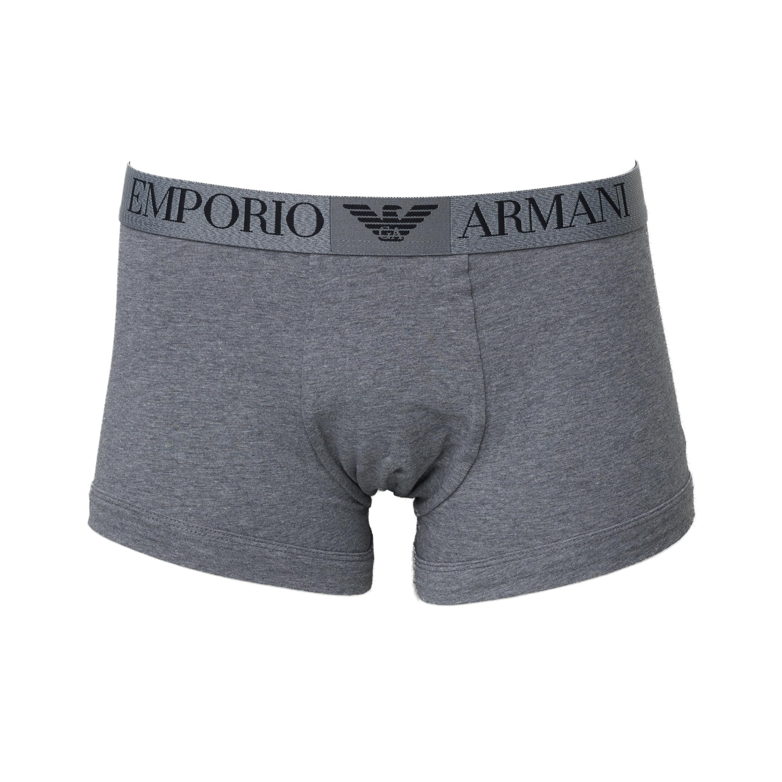 

Мужские трусы-боксеры Emporio Armani EAGLE LABEL, хлопок, 54075179 (54075179-2-94), Средне-серый