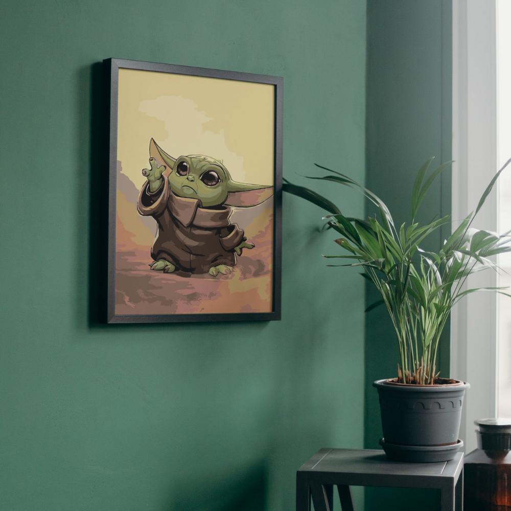 Painting by Numbers Paintings for Painting - Baby Yoda Star Wars 40X50 Cm