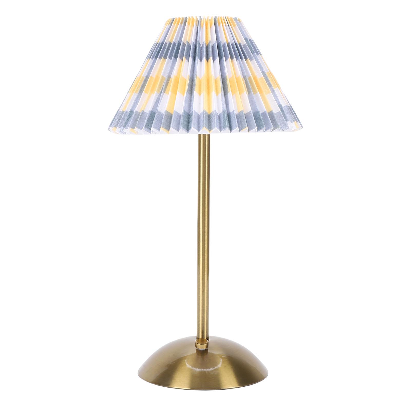 Светодиодная плиссированная настольная лампа 3 цвета сенсорная диммируемая прикроватная лампа для спальни, домашнего офиса, декора Type 3