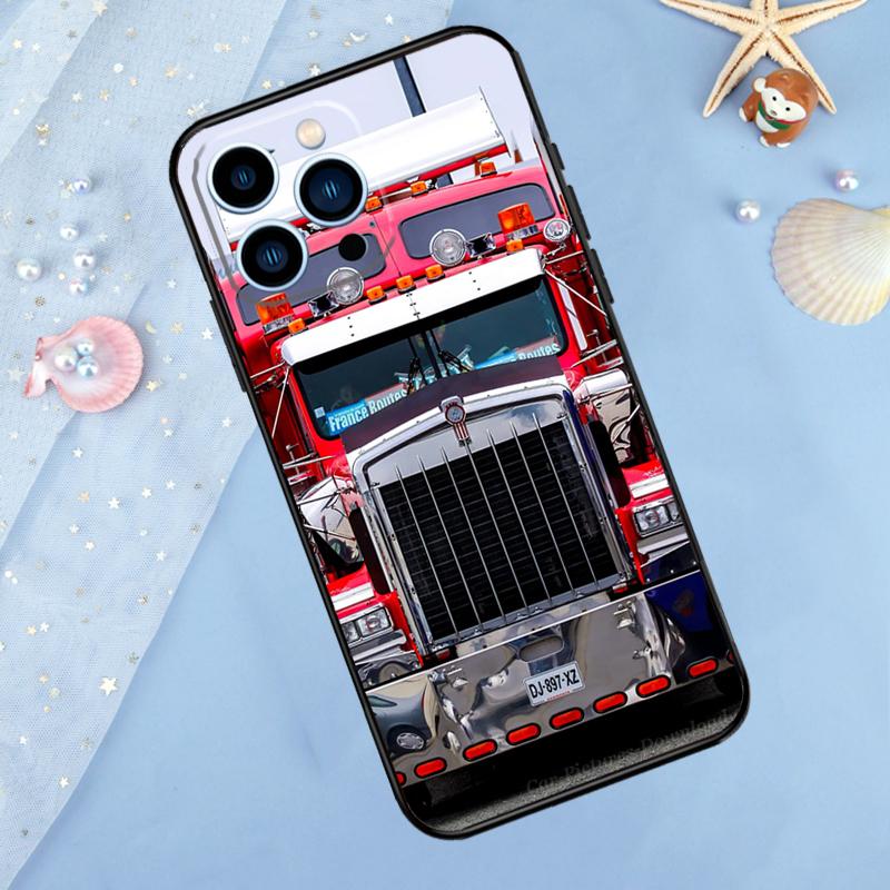 Cool Heavy Truck Car Case For iPhone 17 Pro Max 16 15 14 12 11 13 Pro Max Plus 12 13 Mini 16e 17 Air Back Cover