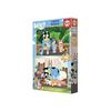 Bluey Wooden Puzzle - EDUCA - 16 Pieces - Cartoons and Comics Theme