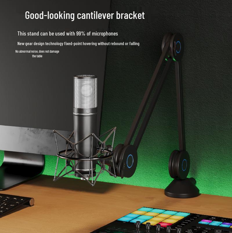 Cross-New Anti-Shake Universal Desktop Microphone Cantilever Stand