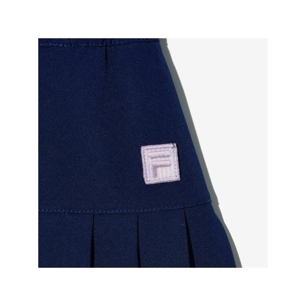 [fila Kids] Falda Plisada con Cinta Hem Fk2skg3401f Nay q0zFk2skg3401fNay