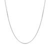 S925 Silver White Gold Thin Box Clavicle Necklace