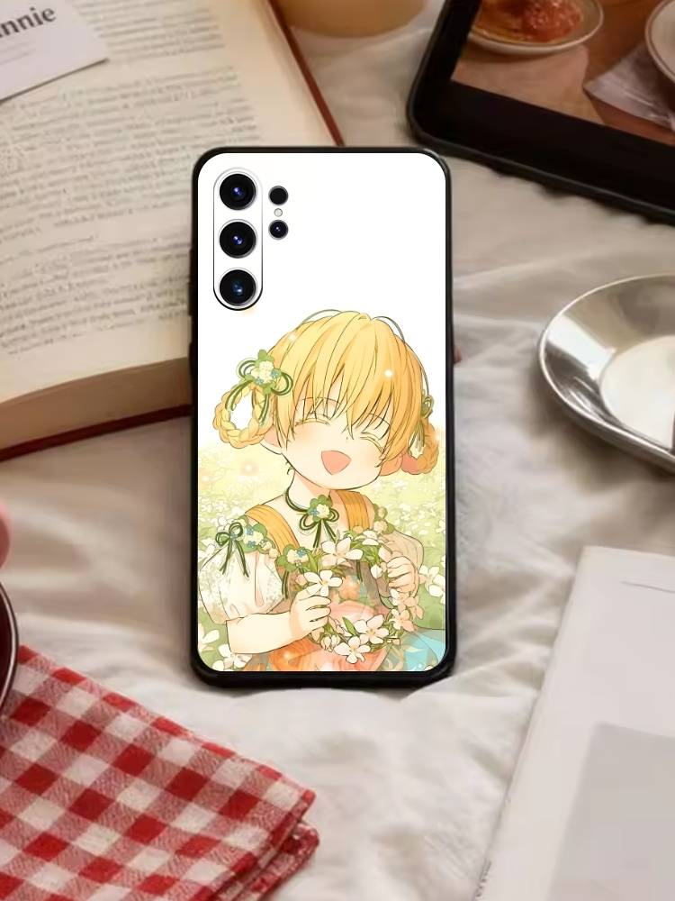 Anime K-Athanasia Phone Case For Samsung S26,S25,S24,S23,S22,S21,S20,Ultra,Plus,FE Black Soft Cover