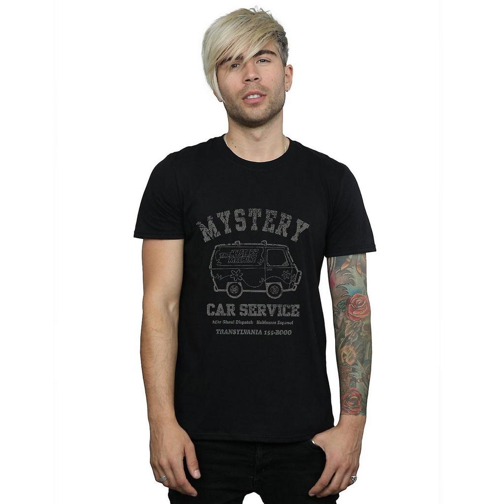 Scooby Doo Mens Mystery Car Service Cotton T-Shirt