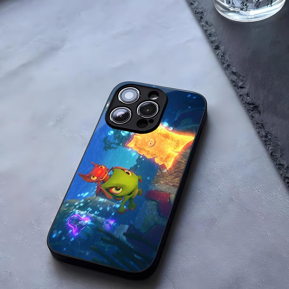 Game Yooka-Replaylee Phone Case Tempered Glass For IPhone 17 13 14 16 12 15 11 Pro Max Plus Mini X XR SE2020 Coque