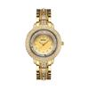 Yalalusi Women's Luxury Gold Diamond Quartz Watch - Fashionable, Waterproof, and Elegant Casual Wristwatch.