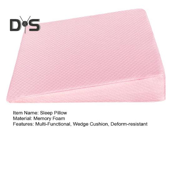 Baby-Schlafkissen, Memory-Schaum, Still-Keilkissen, Anti-Reflux-Keilkissen für Säuglinge mit Reißverschlussbezug für Jungen und Mädchen, Bett, Kinderzimmer