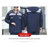 Thickened Winter Cotton Work Suit with Custom Logo for Auto Repair