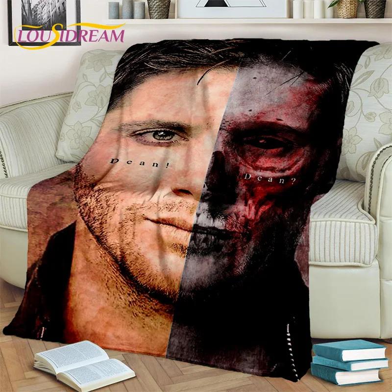 Supernatural Serie 3D Decke, Flanell Überwurfdecke für Zuhause Schlafzimmer Bett Sofa Wohnzimmer Picknick Büro Wandern Freizeit Nickerchen Geschenk