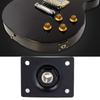 2 Piezas Jack de Entrada Metálico 1/4 de Pulgada Piezas de Guitarra Reemplazo Placa de Jack de Salida Guitarra Eléctrica