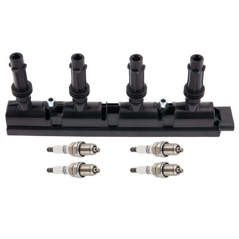1 Ignition Coil & 4 Spark Plug For Buick Chevrolet Encore Encore Chevrolet UF669