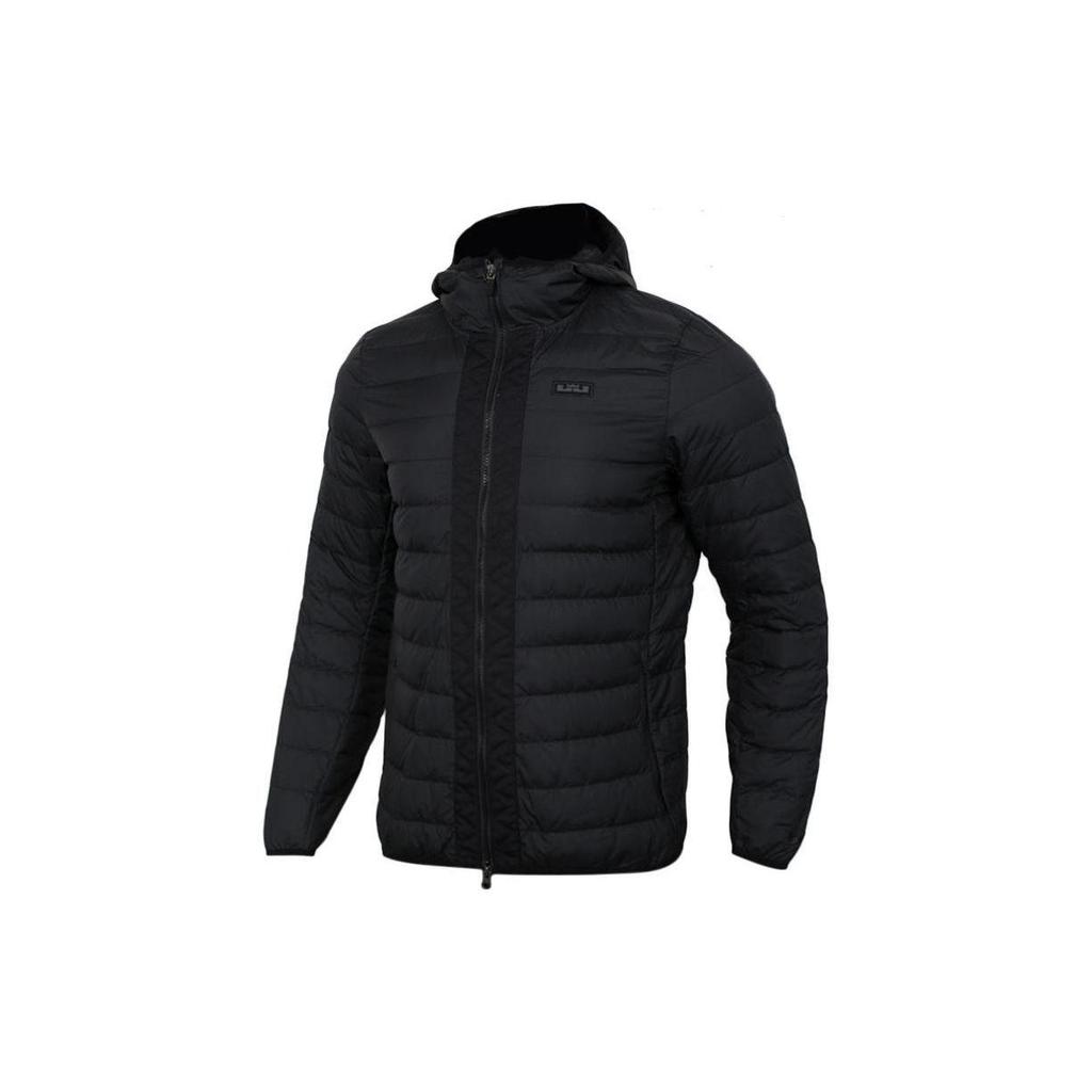 Nike Herren LeBron Daunenfüllung Kapuzenjacke Schwarz 927217-010
