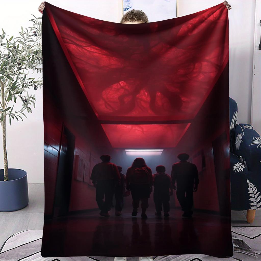 Bestseller Movie Theme Small Cover Blanket All Season Soft Plush Comfortable Bed Bedroom Dorm Sofa Lunch Camping Fans Gift