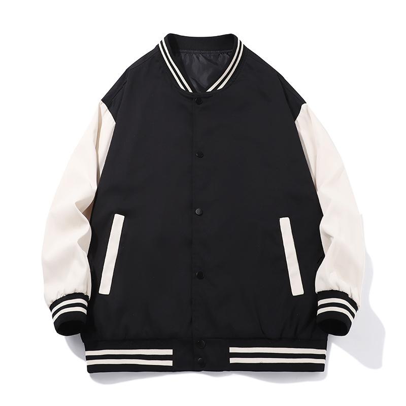 New Spring and Autumn Men's and Women's Baseball Jersey Sports Casual Jacket Jacket Long-sleeved Couple