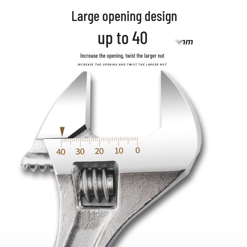 Cheie multifuncțională reglabilă de calitate industrială, deschidere mare, 12-18 inch, Unealtă pentru instalații sanitare