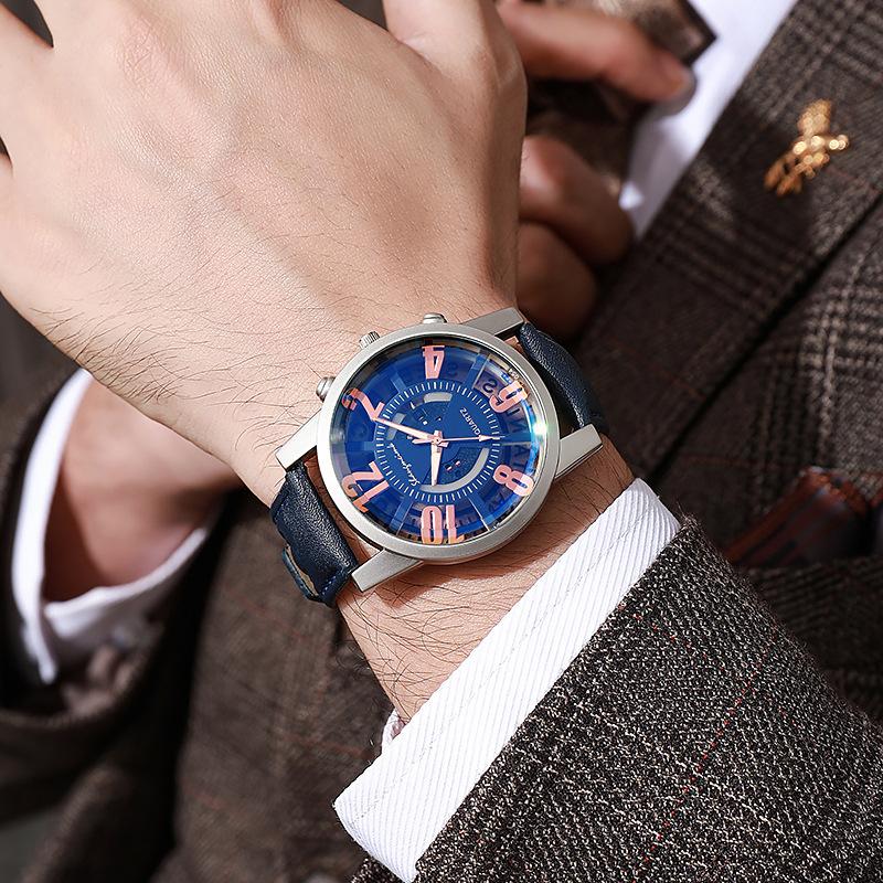 Fashion Style Men's Watches Original Design Mans Quartz Wristwatches Business Male Best Gifts Clock for Husband,Family,Friend